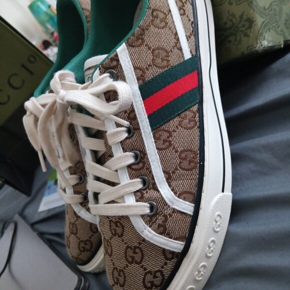 Gucci Tan Winter Rain Boots with Iconic Design - Picture 2 of 4